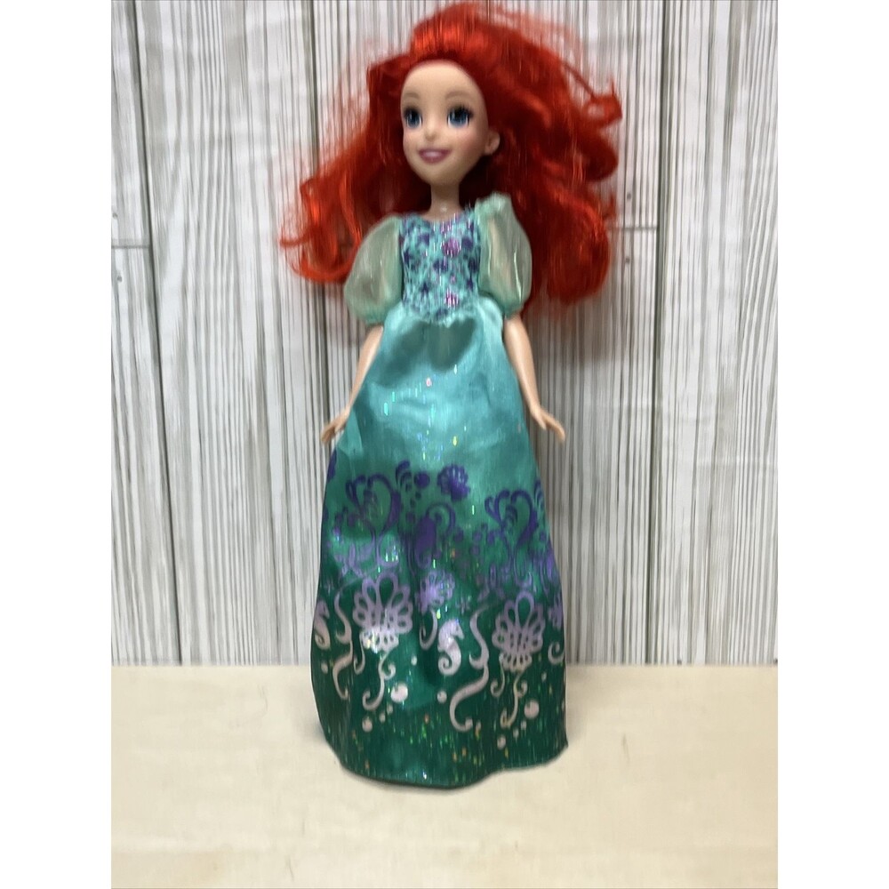 Disney Princess Royal Shimmer 12" Ariel Doll wearing original dress 2015 Hasbro